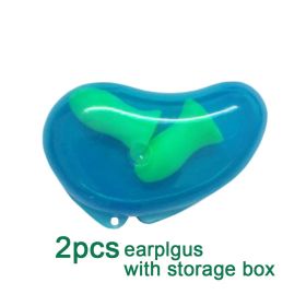 2/10Pcs Sleep Ear Plugs Noise Reduction Sound Insulation Earplugs Soundproof for Sleep Anti-Noise Sleeping Aid Ear Care Reusable (Color: 2pcs earplugs)
